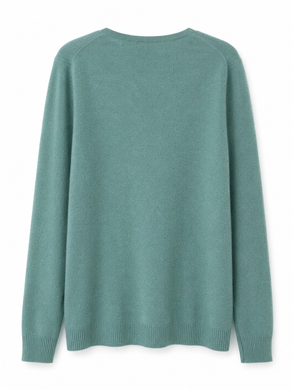 Charter Club Cashmere Sweater aqua crew neck size M - Picture 3 of 6